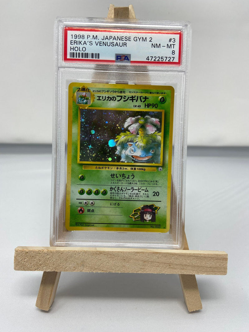 Erika's Venusaur Japanese 3 Gym Challenge PSA 8 47225727