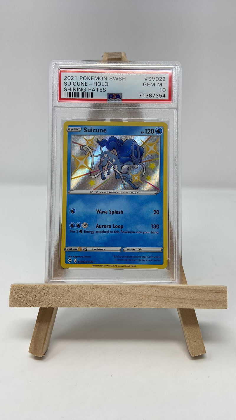 Suicune SV022/SV122 Shining Fates Amazing Rare PSA 10 71387354