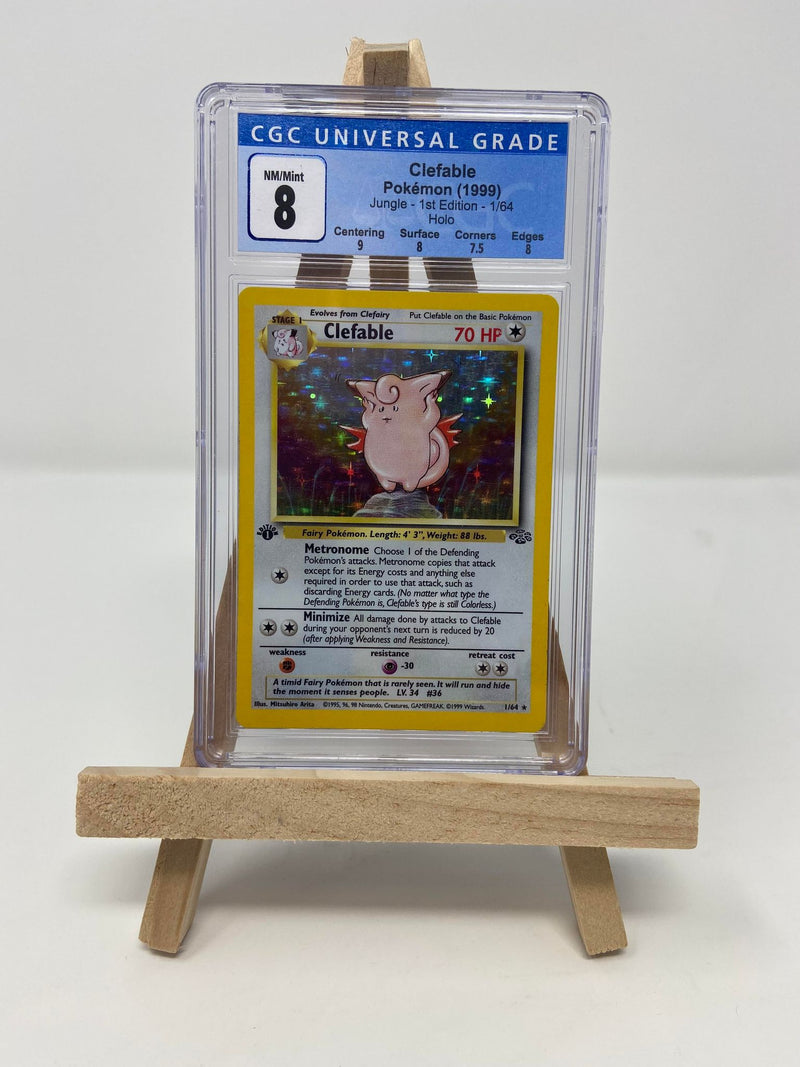 Clefable Jungle 1st Edition 1/64 CGC 8 3819119001