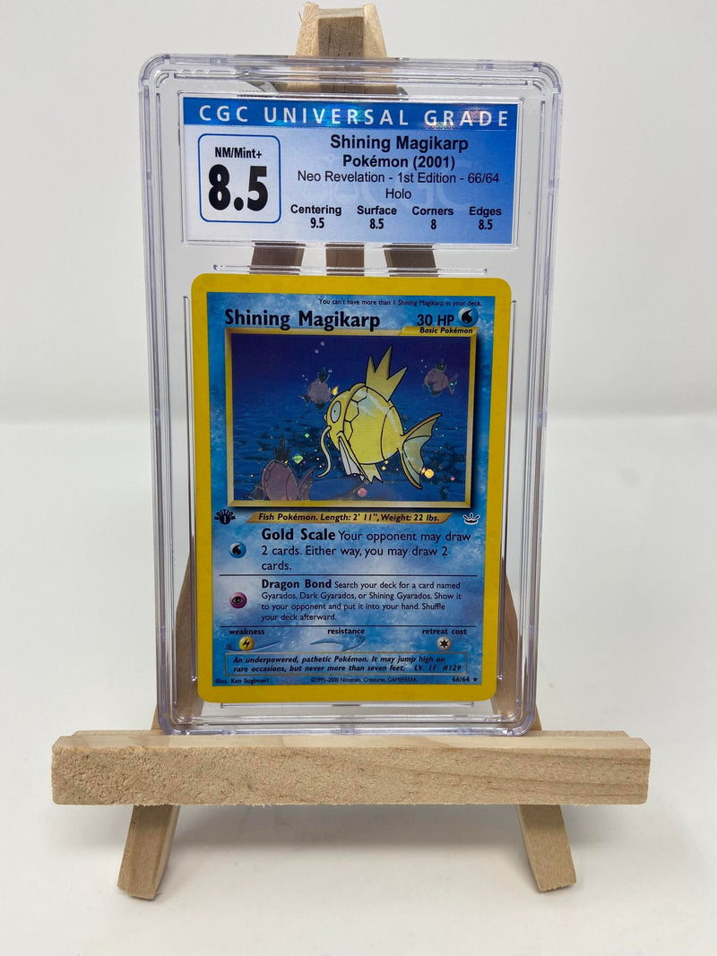 Shining Magikarp Neo Revelation 1st Edition 66/64 CGC 8.5 4208167029