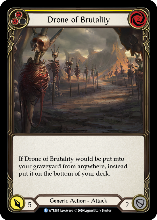 Drone of Brutality (Yellow) [U-WTR165] Unlimited Normal