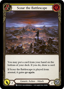 Scour the Battlescape (Yellow) [U-WTR195] Unlimited Rainbow Foil