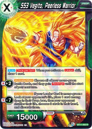 SS3 Vegito, Peerless Warrior [BT11-063]