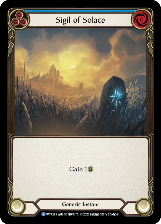 Sigil of Solace (Blue) [U-WTR175] Unlimited Normal