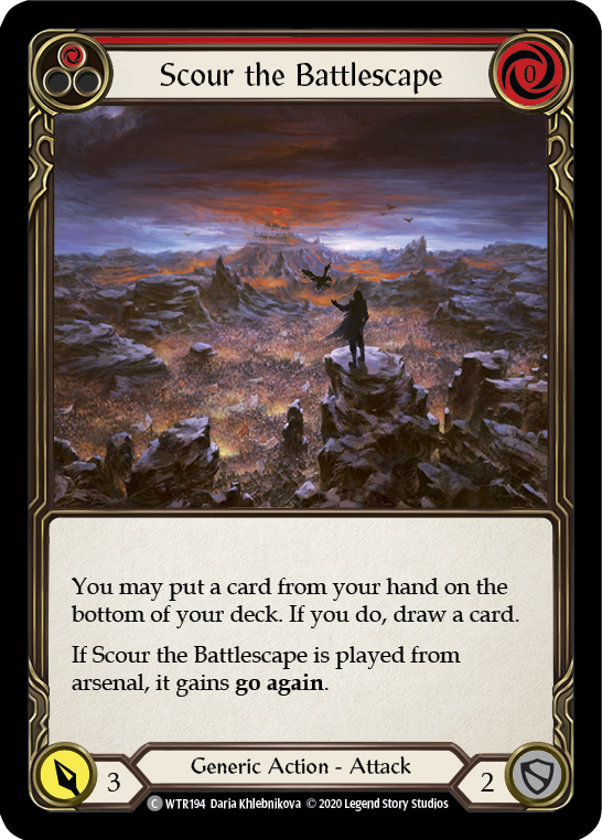 Scour the Battlescape (Red) [U-WTR194] Unlimited Normal