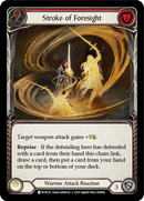 Stroke of Foresight (Red) [U-WTR138] Unlimited Rainbow Foil