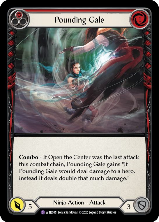 Pounding Gale [U-WTR085] Unlimited Rainbow Foil