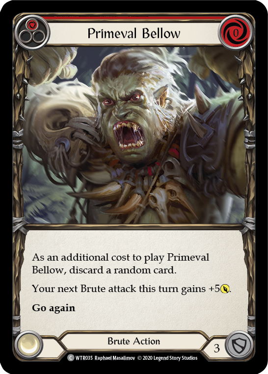 Primeval Bellow (Red) [U-WTR035] Unlimited Normal
