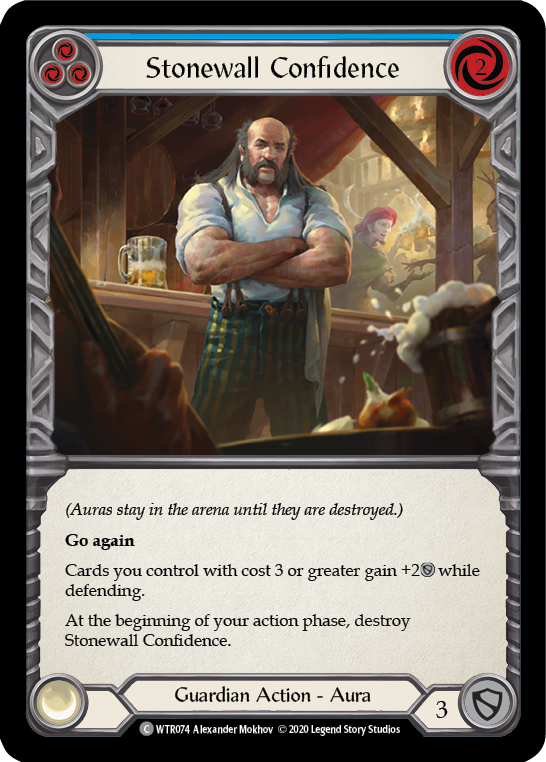 Stonewall Confidence (Blue) [U-WTR074] Unlimited Normal