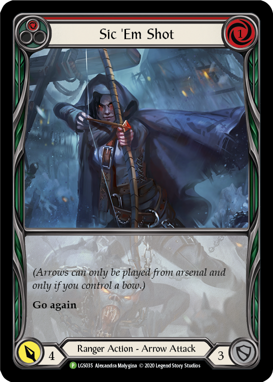 Sic 'Em Shot (Red) [LGS035] (Promo)