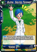 Bulma, Saying Farewell [BT7-033]