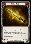 Biting Blade (Blue) [U-WTR137] Unlimited Rainbow Foil