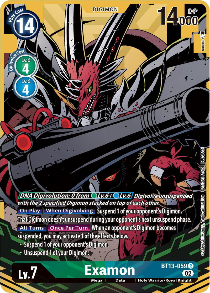Examon [BT13-059] (Alternate Art) [Versus Royal Knight Booster]