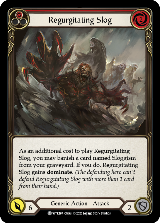 Regurgitating Slog (Red) [U-WTR197] Unlimited Rainbow Foil