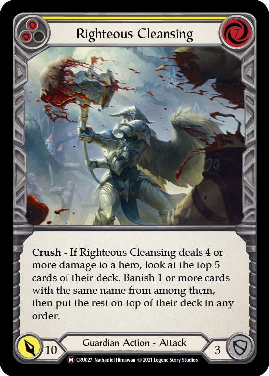 Righteous Cleansing [U-CRU027-RF] Unlimited Rainbow Foil