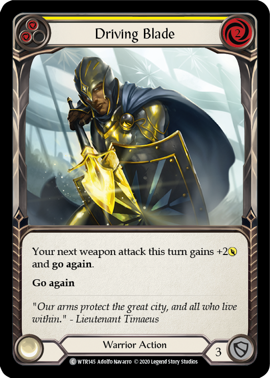 Driving Blade (Yellow) [U-WTR145] Unlimited Normal