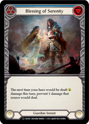Blessing of Serenity (Blue) [U-CRU043-RF] Unlimited Rainbow Foil