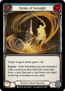 Stroke of Foresight (Blue) [U-WTR140] Unlimited Rainbow Foil