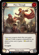 Plow Through (Yellow) [MON114-RF] 1st Edition Rainbow Foil