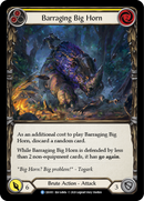 Barraging Big Horn (Yellow) [CRU011] 1st Edition Rainbow Foil