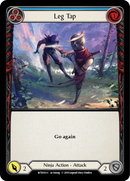 Leg Tap (Blue) [WTR103-C] Alpha Print Rainbow Foil