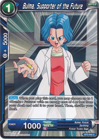 Bulma, Supporter of the Future [BT2-045]