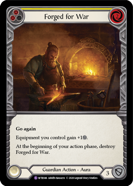 Forged for War [U-WTR046] Unlimited Rainbow Foil