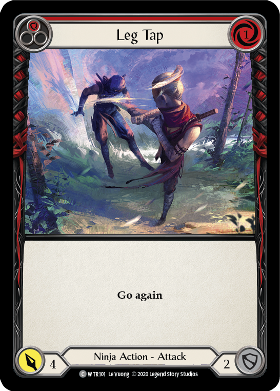 Leg Tap (Red) [U-WTR101] Unlimited Rainbow Foil