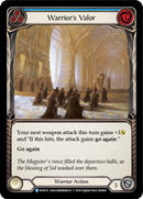 Warrior's Valor (Blue) [U-WTR131] Unlimited Rainbow Foil