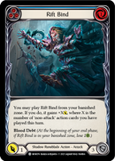 Rift Bind (Blue) [MON176-RF] 1st Edition Rainbow Foil