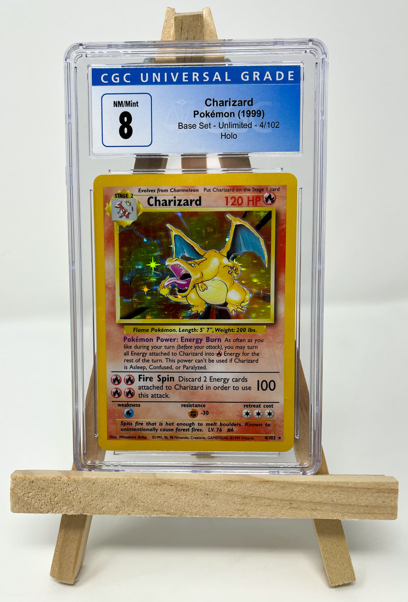 Charizard 4/102 Base Set CGC 8 4160100035