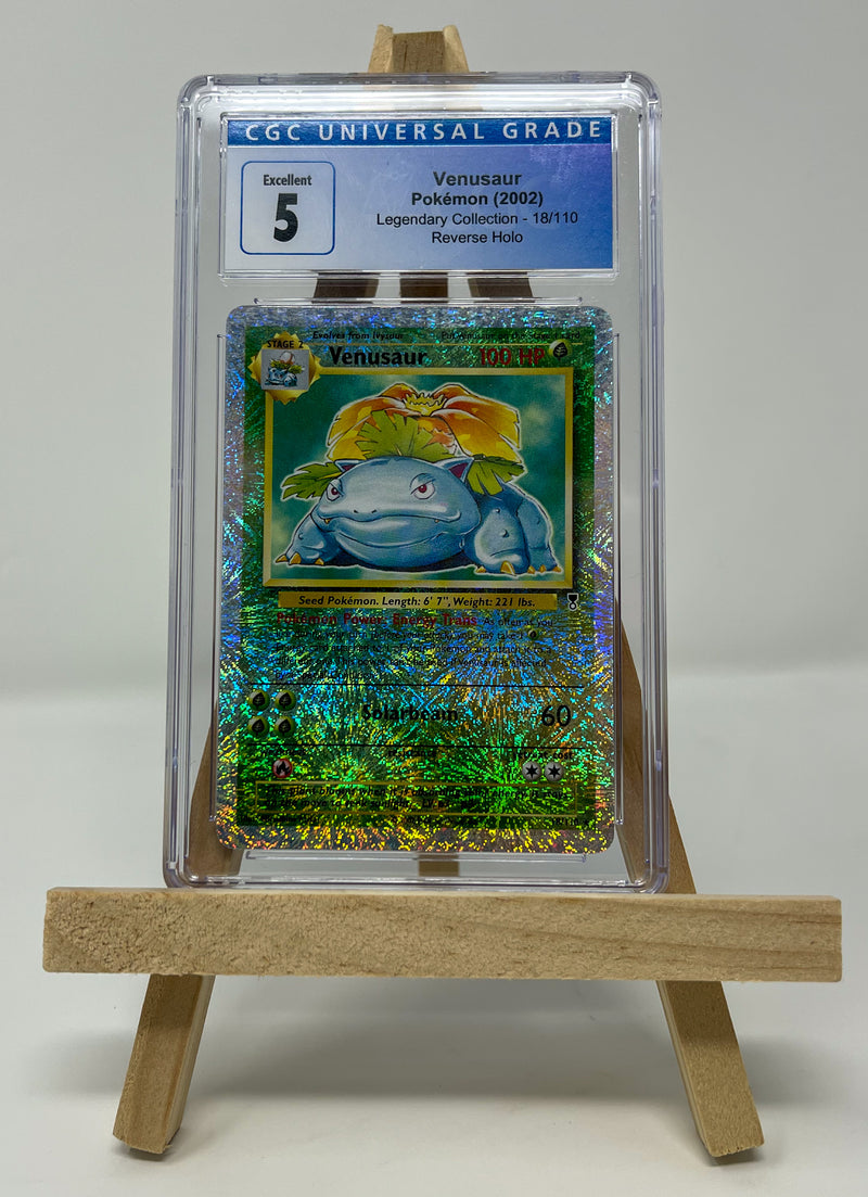 Venusaur 18/110 Legendary Collection Reverse CGC 5 4199573016
