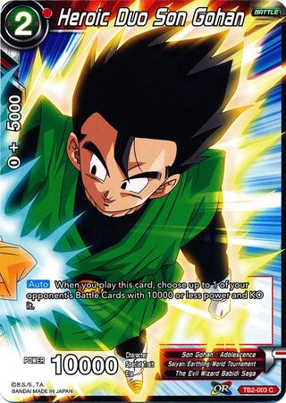 Heroic Duo Son Gohan [TB2-003]