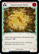 Summerwood Shelter (Red) [ELE125] 1st Edition Rainbow Foil