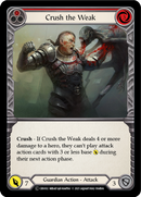 Crush the Weak (Red) [U-CRU032-RF] Unlimited Rainbow Foil