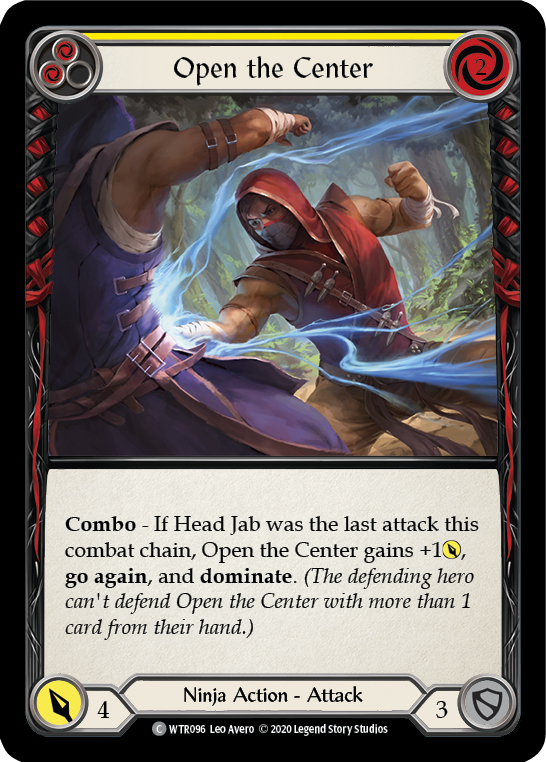 Open the Center (Yellow) [U-WTR096] Unlimited Rainbow Foil