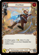 Overblast (Red) [CRU112] 1st Edition Rainbow Foil