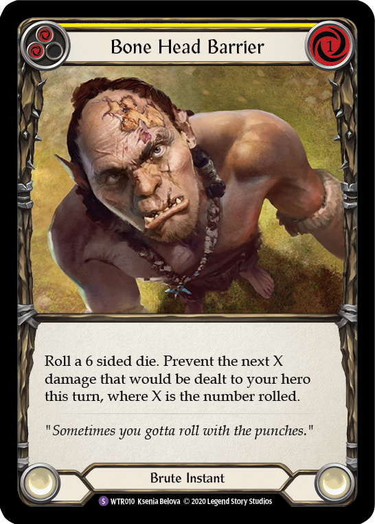 Bone Head Barrier [U-WTR010] Unlimited Rainbow Foil