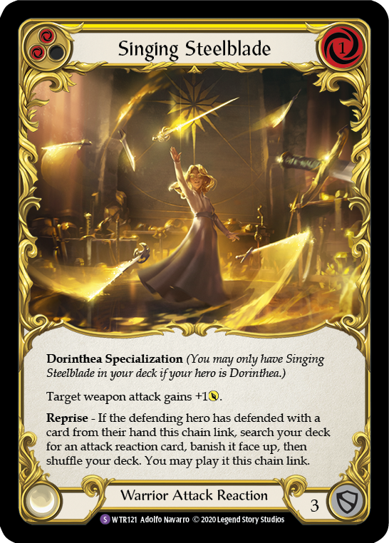 Singing Steelblade [U-WTR121] Unlimited Rainbow Foil