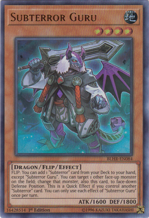 Subterror Guru [BLHR-EN084] Ultra Rare