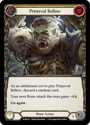 Primeval Bellow (Yellow) [WTR036-C] Alpha Print Rainbow Foil