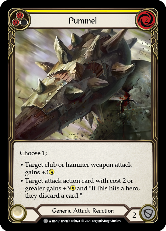 Pummel (Yellow) [U-WTR207] Unlimited Rainbow Foil