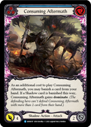 Consuming Aftermath (Blue) [MON197-RF] 1st Edition Rainbow Foil