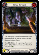 Rifted Torment (Yellow) [MON178-RF] 1st Edition Rainbow Foil
