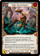 High Speed Impact (Blue) [U-CRU108-RF] Unlimited Rainbow Foil