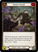 Brutal Assault (Blue) [U-CRU194-RF] Unlimited Rainbow Foil