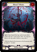 Blood Tribute (Yellow) [U-MON216-RF] Unlimited Rainbow Foil