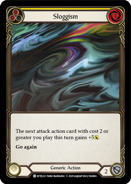 Sloggism (Yellow) [U-WTR222] Unlimited Rainbow Foil