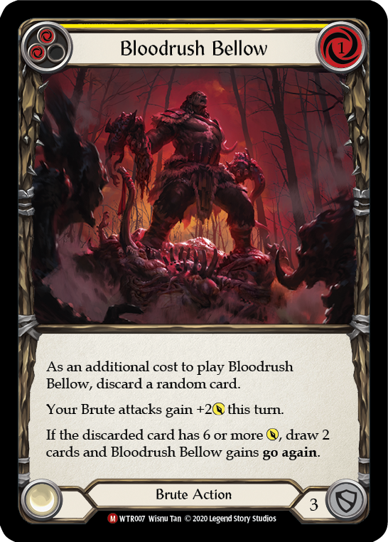 Bloodrush Bellow [U-WTR007] Unlimited Rainbow Foil