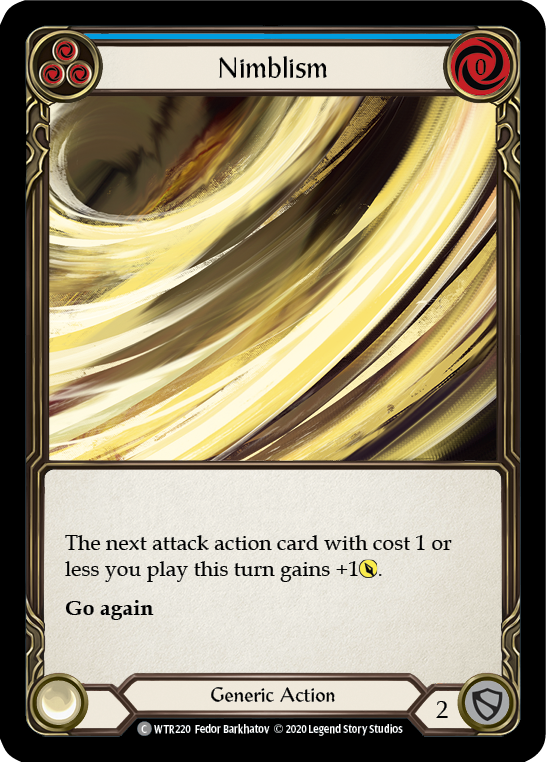 Nimblism (Blue) [U-WTR220] Unlimited Rainbow Foil